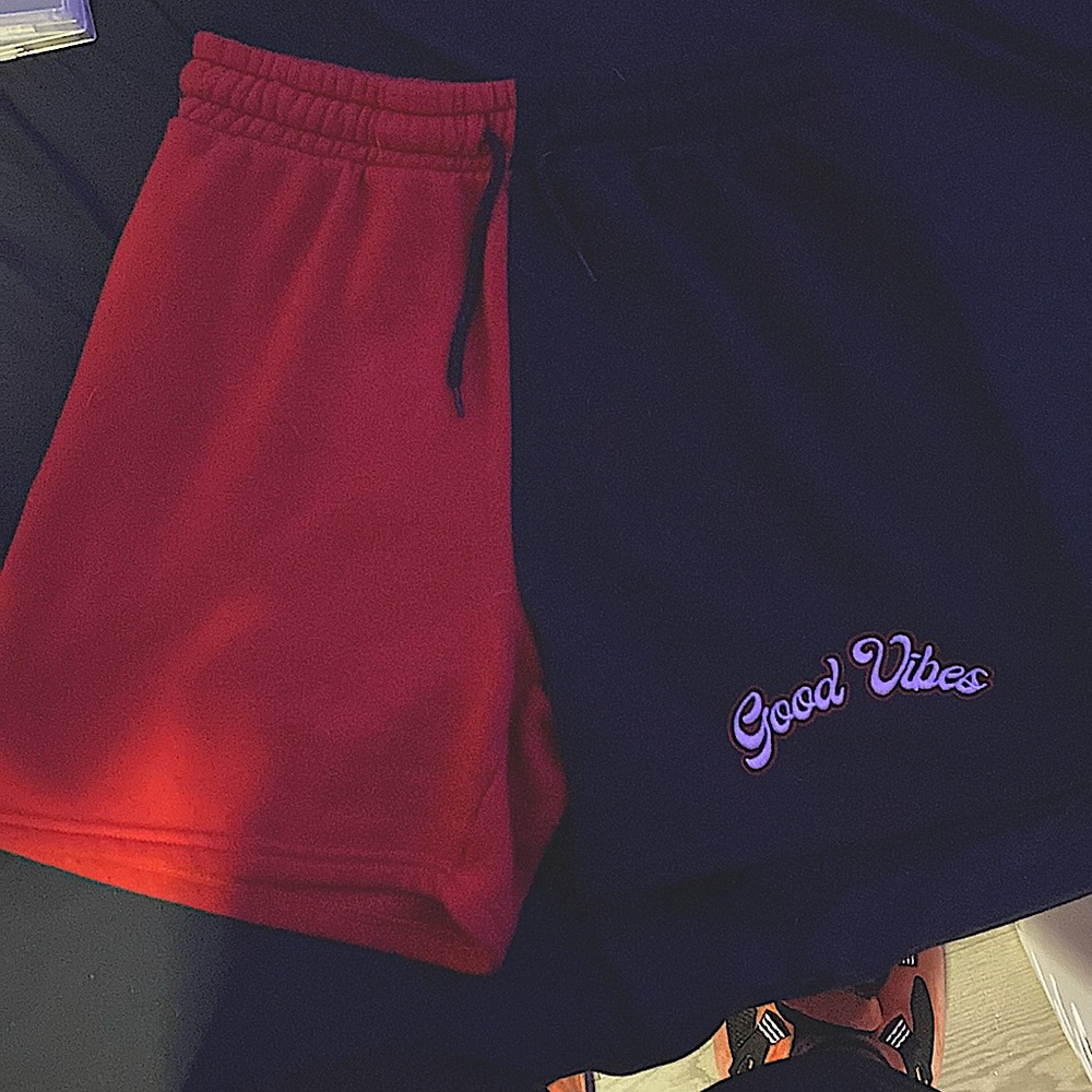 From rue 21, womens Medium, Black and red shorts